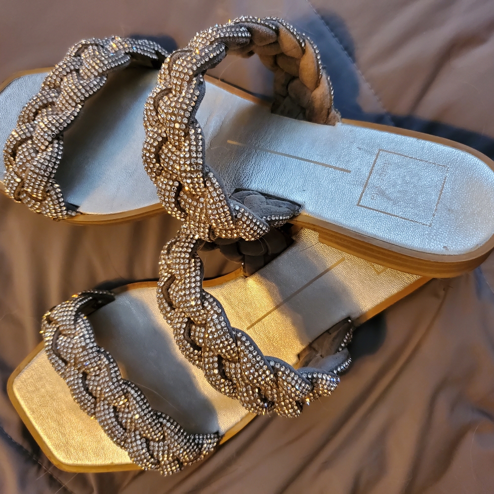 Elegant Silver Women's Sandals